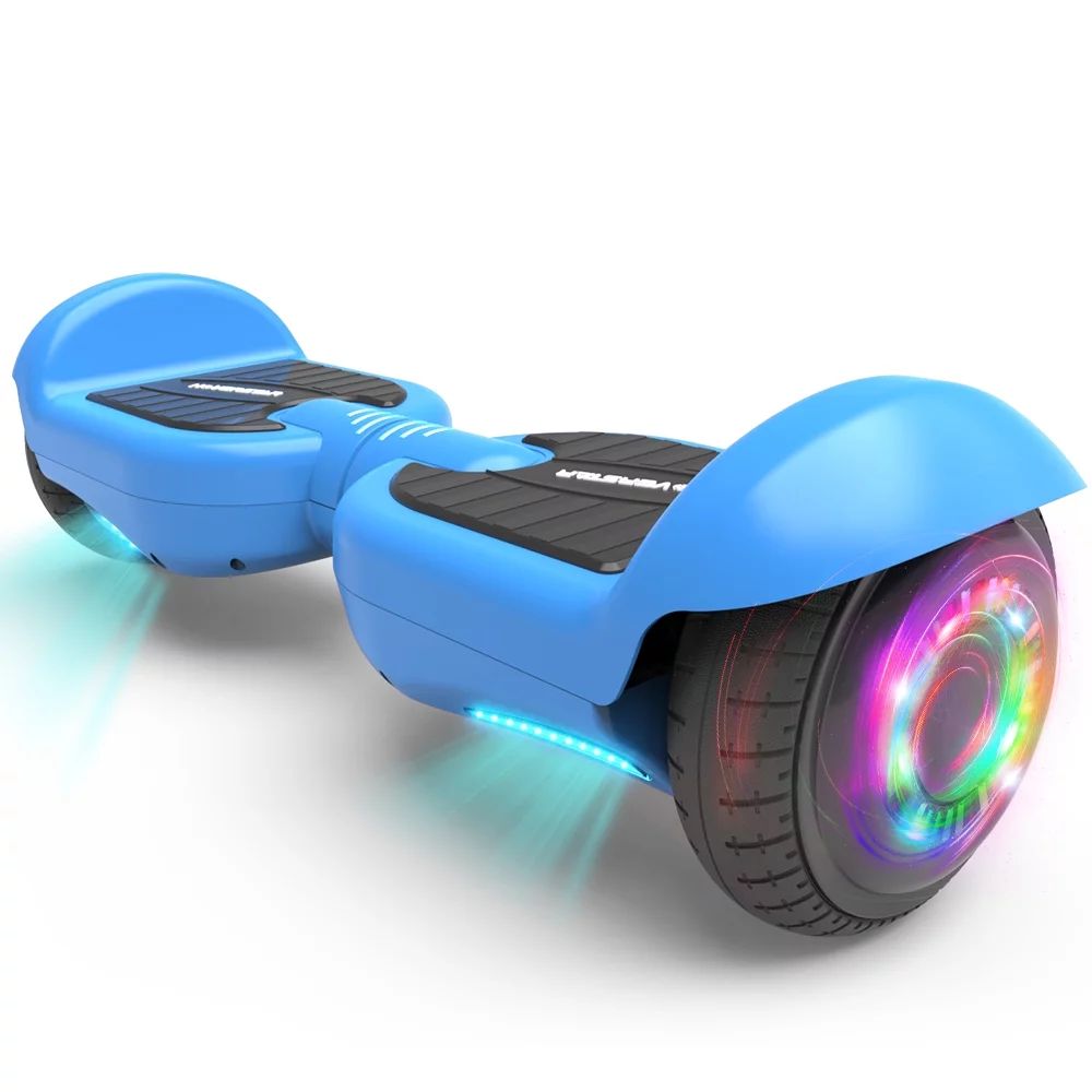 Hoverboard 6.5" Certified Two-Wheel Self Balancing Electric Scooter with LED Light Blue | Walmart (US)