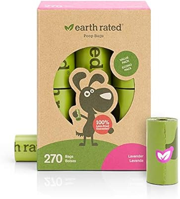 Earth Rated Dog Poop Bags, Extra Thick and Strong Poop Bags for Dogs, Guaranteed Leak-proof, 15 D... | Amazon (US)