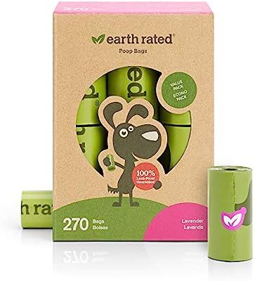 Earth Rated Dog Poop Bags, Extra Thick and Strong Poop Bags for Dogs, Guaranteed Leak-proof, 15 D... | Amazon (US)