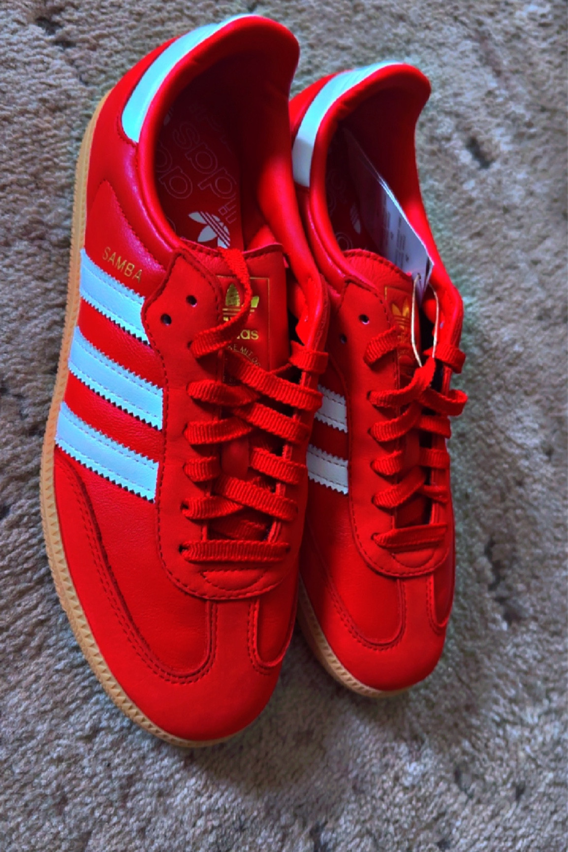 Red Sambas!! Size Half Size Down!!

#LTKOver40 #LTKShoeCrush #LTKMidsize