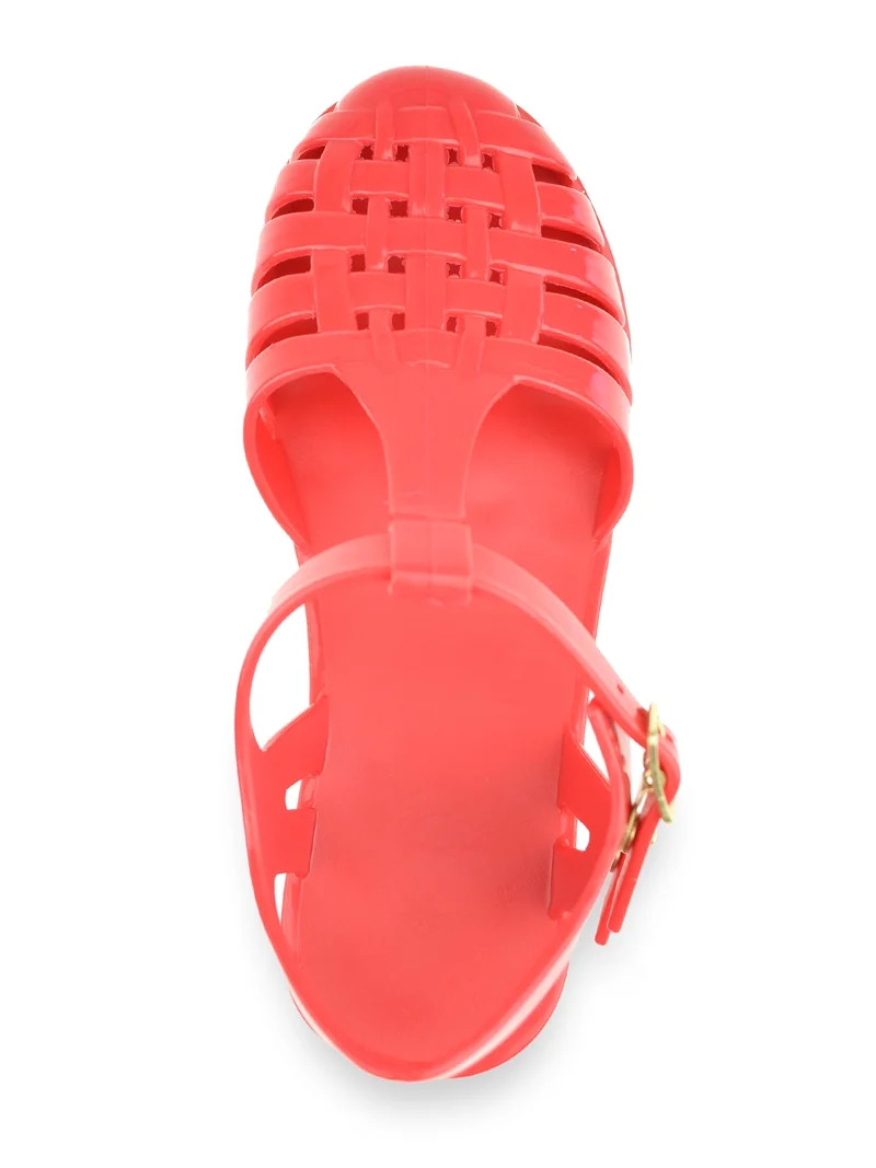 Wonder Nation Girls Jelly Sandals | Walmart (US)