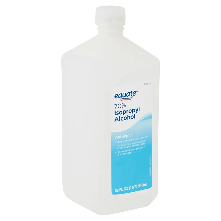 Equate 70% Isopropyl Alcohol Antiseptic, 32 fl oz | Walmart (US)