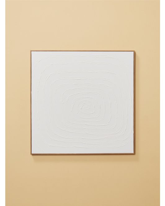 30x30 Plaster Maze Wall Art In Frame | Living Room | HomeGoods | HomeGoods