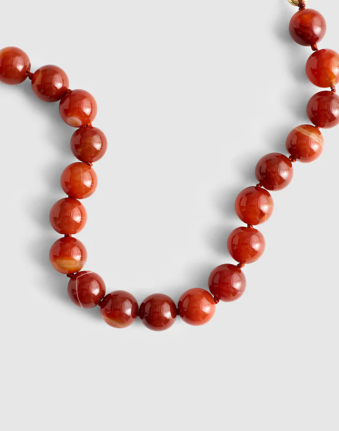 Semiprecious Oversized Beaded Choker Necklace | Madewell