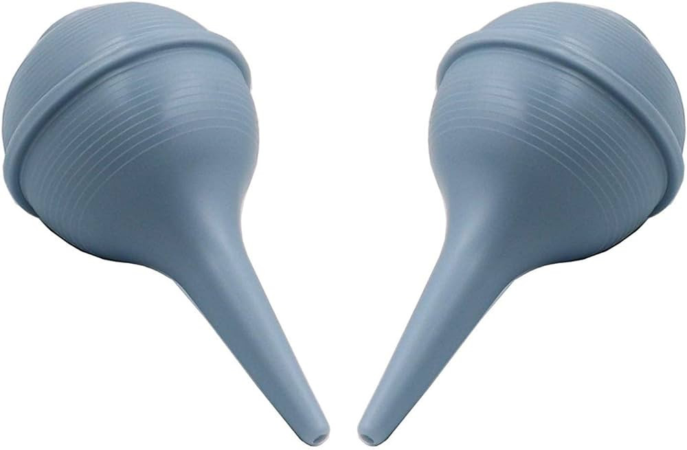 Comfort Axis Baby Bulb Style Ear Wax and Nasal Aspirator, 2 Ounces, 2 Pack, Blue | Amazon (US)