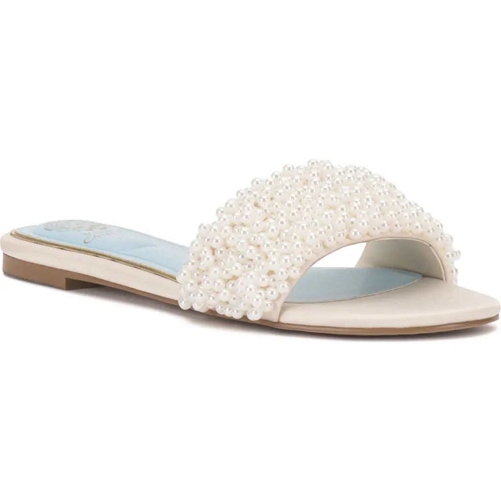 Vince Camuto Balea Slide Sandal in Milk at Nordstrom, Size 5.5 | Nordstrom