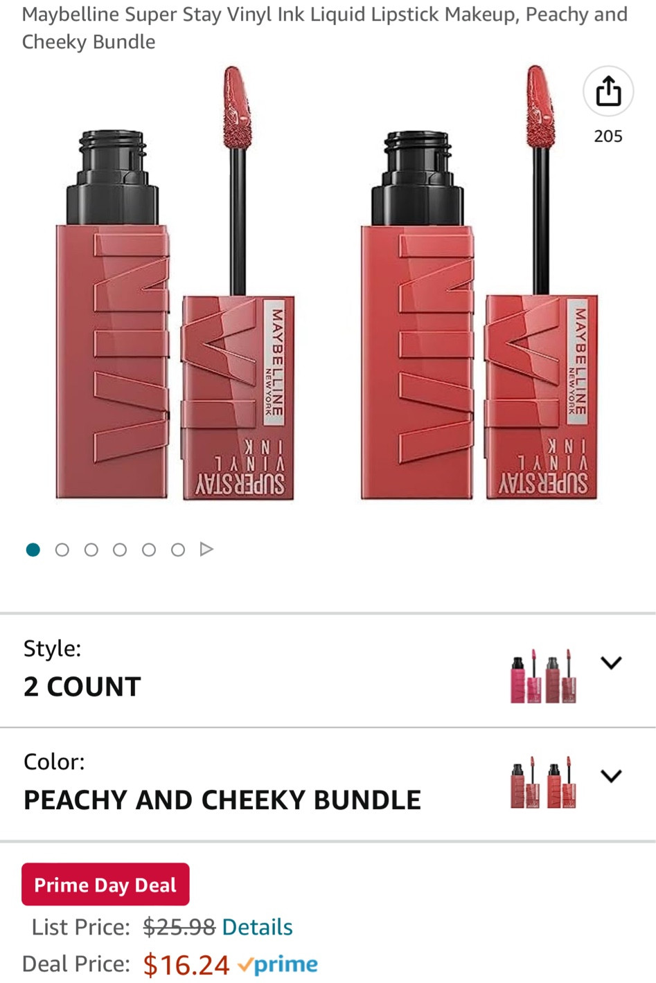 Maybelline lippies

#LTKunder50 #LTKxPrimeDay #LTKsalealert
