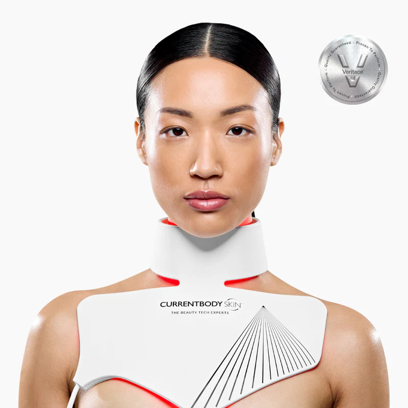 LED Neck Mask | Decolletage and Chest Light Therapy | Currentbody (UK, IE)