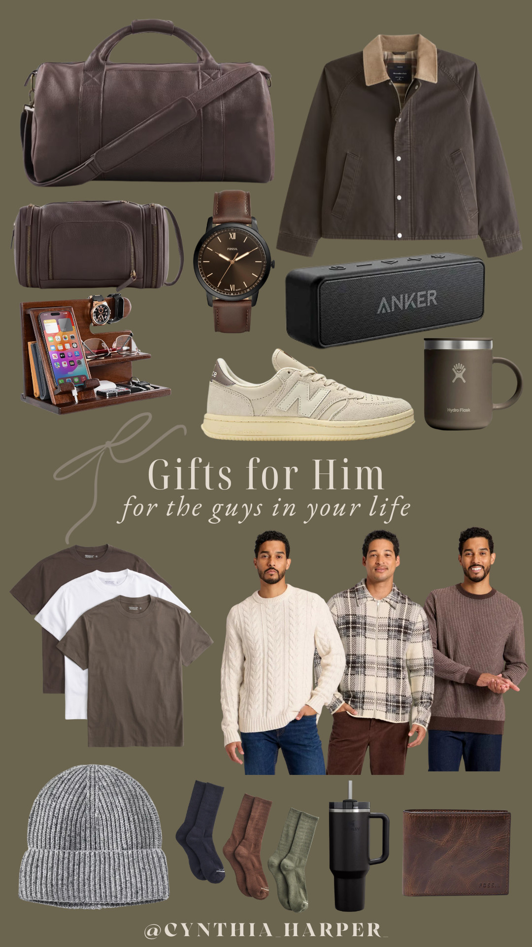 🎁 GIFTS FOR HIM! Shopping for the guys can be tricky, so I rounded up gifts he’ll actually use and love — from cozy layers and everyday essentials to tech, travel, and classic accessories.

Perfect for husbands, dads, brothers, or the hard-to-shop-for guy in your life!

 

 #LTKGiftGuide #LTKHoliday