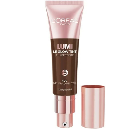 L Oreal Paris Lumi Le Glow Skin Tint Foundation Makeup 420 Neutral 0.85 fl oz | Walmart (US)