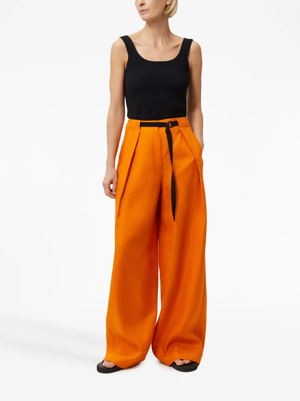 12 STOREEZ scoop-neck Sleeveless Tank Top  - Farfetch | Farfetch Global