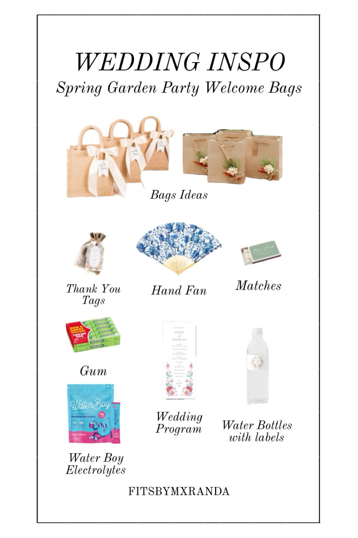Welcome Bag | Spring Weddingg

#LTKParties #LTKFindsUnder50 #LTKWedding