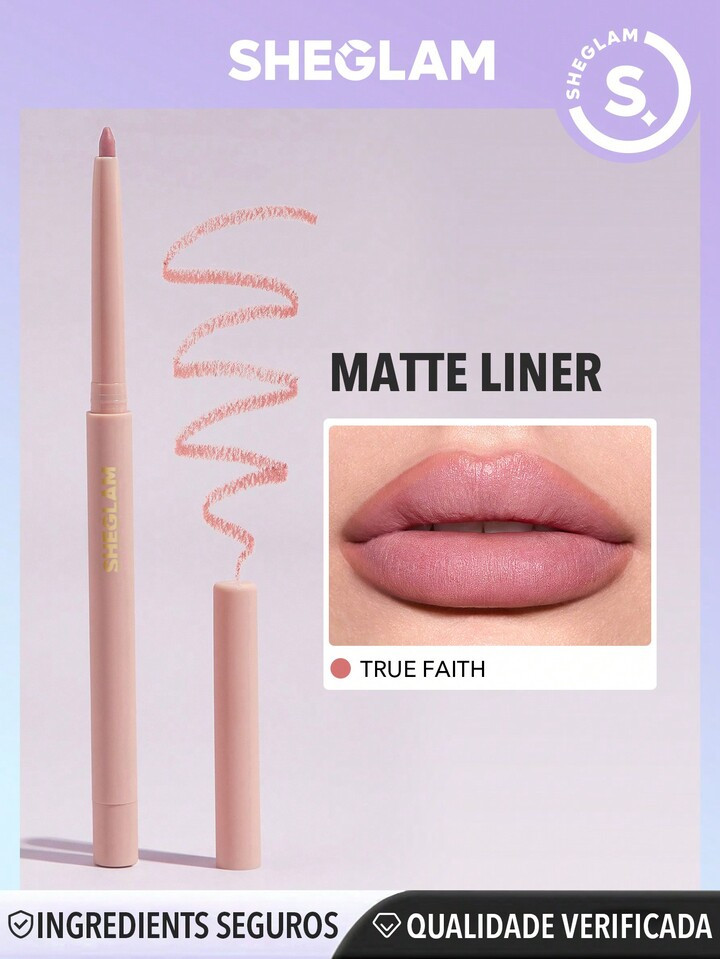 SHEGLAM Lápis De Contorno Labial So Lippy-true Faith, Lápis De Contorno Labial Cremoso Matte De... | SHEIN