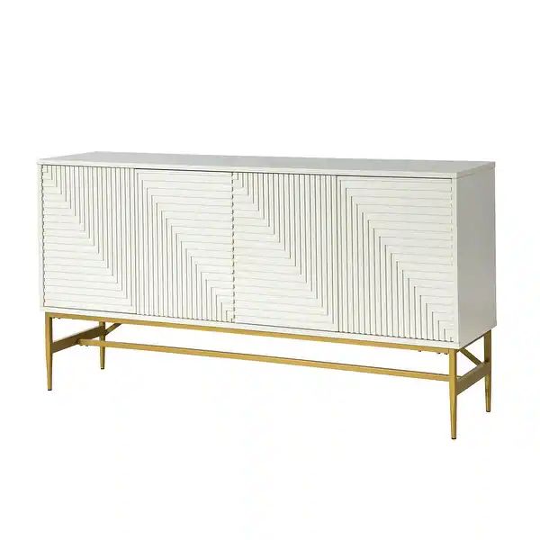 Rowland Modern Sideboard Cabinet with Contemporary Glam by HULALA HOME | Bed Bath & Beyond