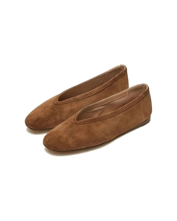Ballet Flats for Women Slip on Round Toe Ballerina Flats Comfortable Mary Jane Shoes Casual Daily... | Amazon (US)