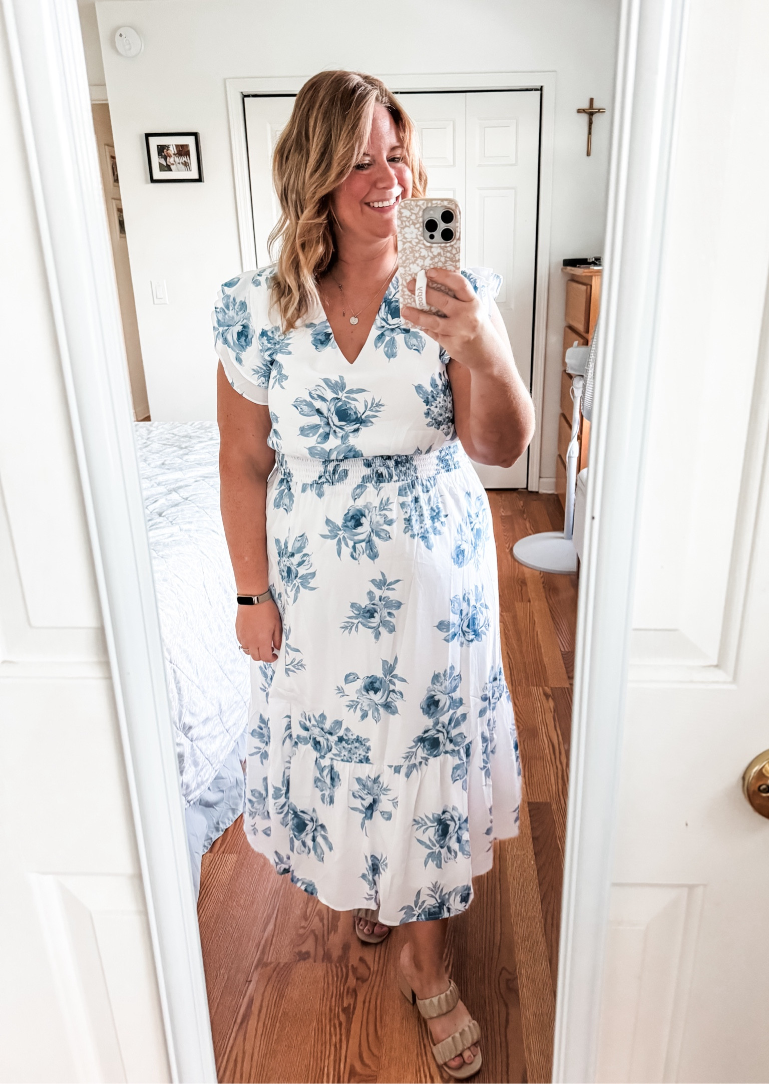 First day of school teacher dress!  Would also be a great wedding guest dress.  Wearing an XL but wish I had a large.  

#LTKMidsize #LTKWedding #LTKParties