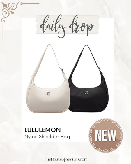 NEW! Shop  Lululemon nylon shoulder bags. SELLOUT RISK! 

Follow my shop @thehouseofsequins on the @shop.LTK app to shop this post and get my exclusive app-only content!

#liketkit 
@shop.ltk
https://liketk.it/4Ep6k