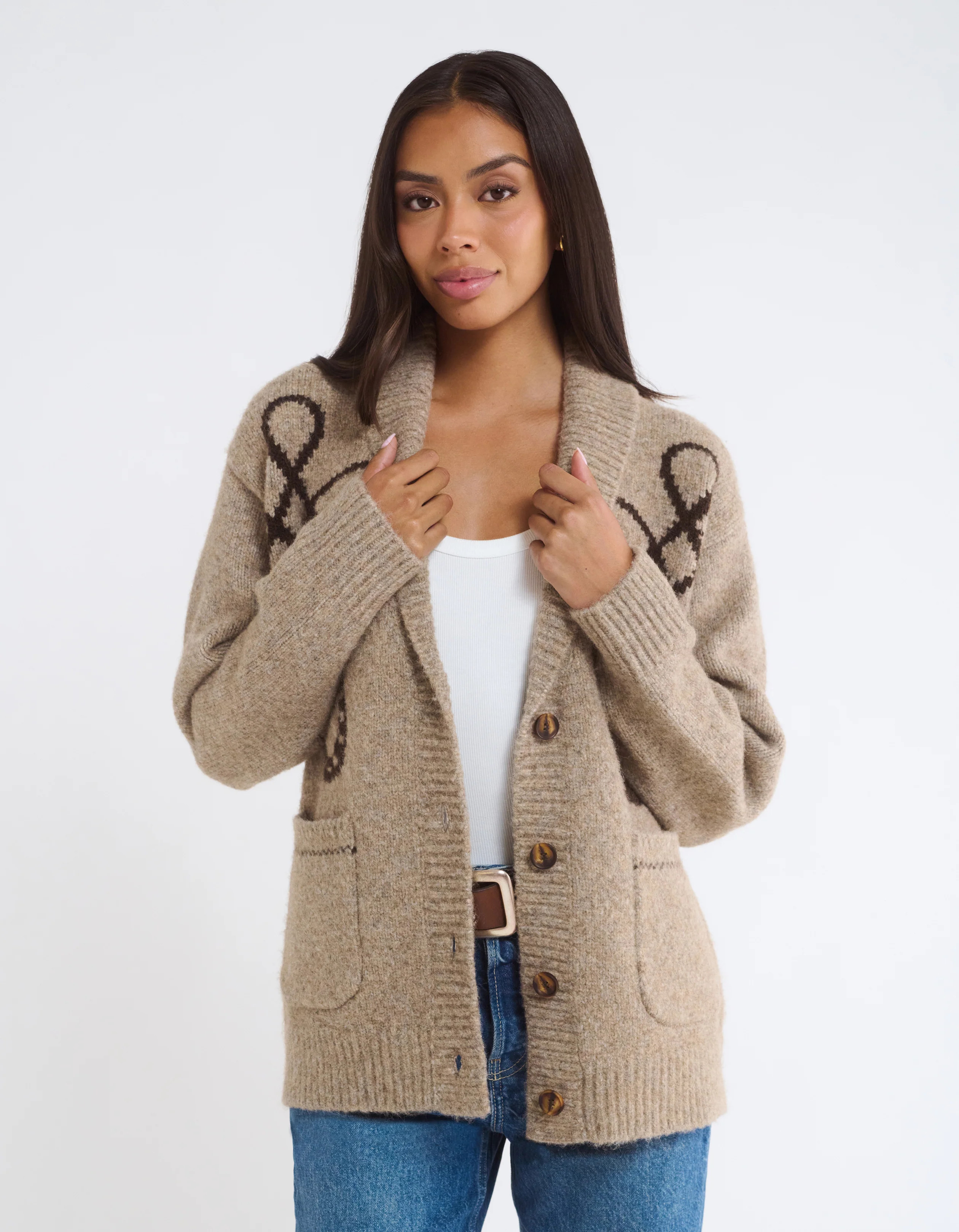 Wild Horses Cardigan | Mocha Heather | Rumored