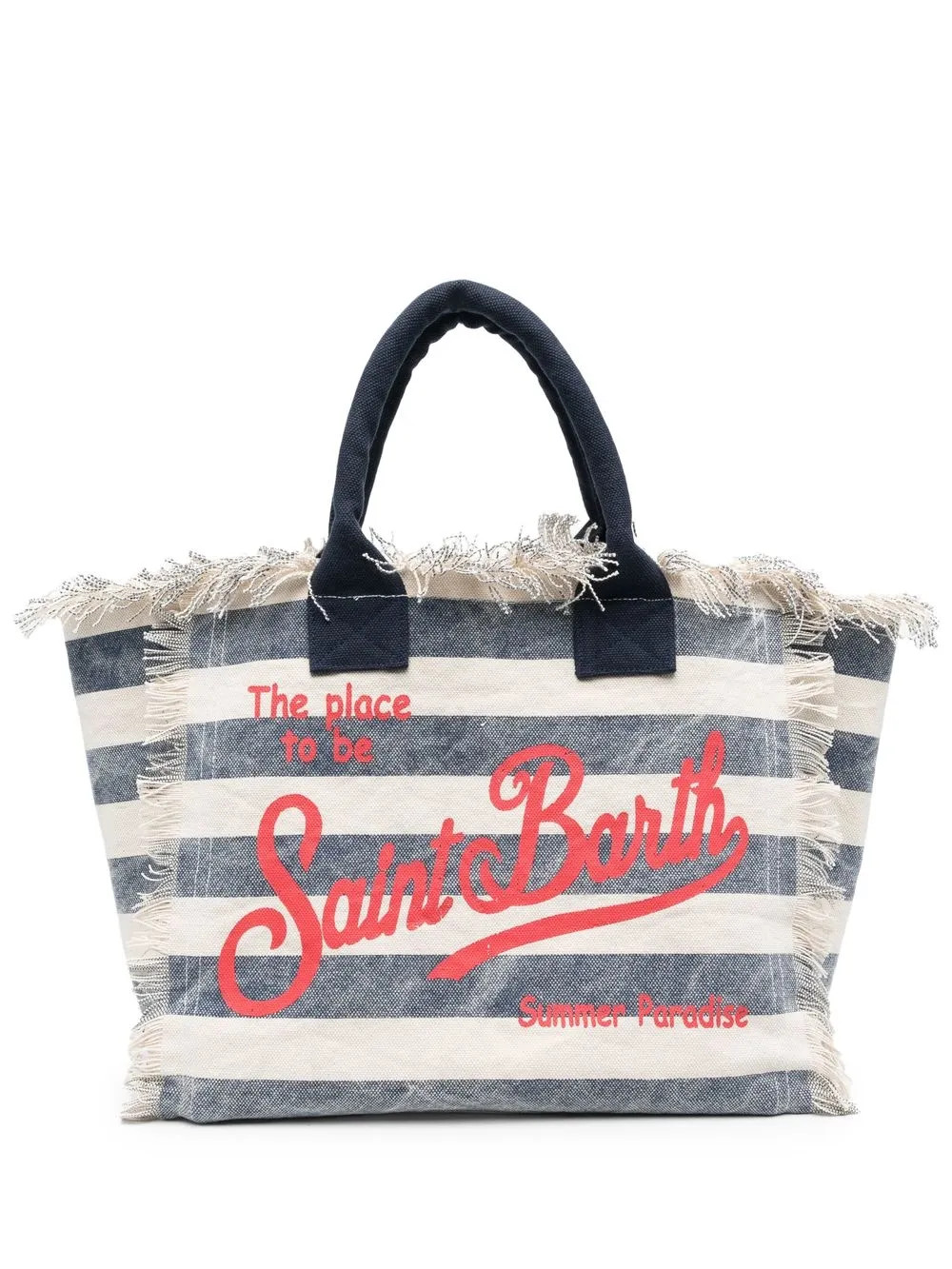 MC2 Saint Barth logo-print Tote Bag - Farfetch | Farfetch Global