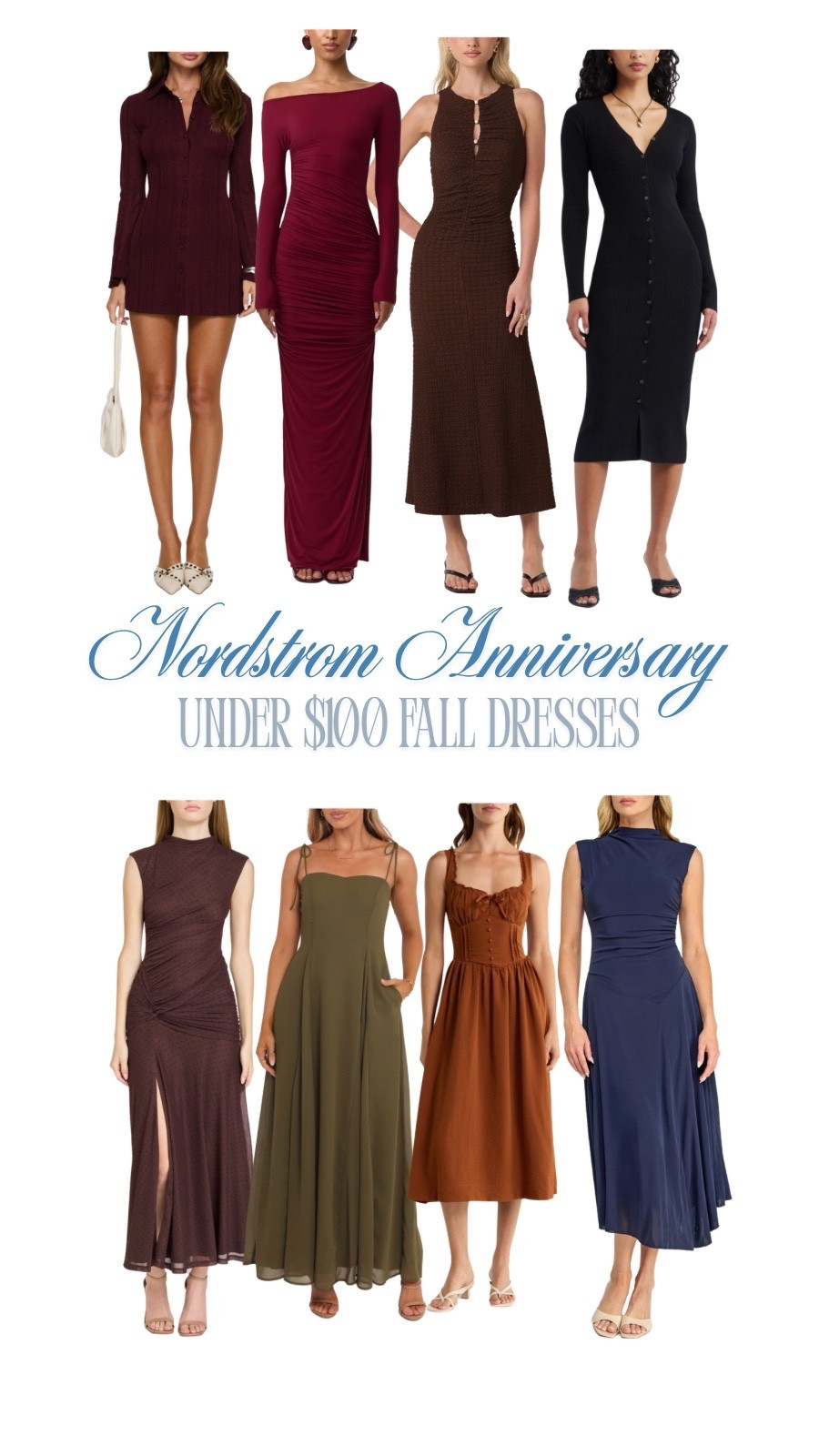 #nsale 💕 I love all these dresses for fall! The corset one would be adorable in a pumpkin patch! The button up one would also look amazing with only two buttons and paired with denim flares! 🙌🏼🍁🍂

#LTKSeasonal #LTKSaleAlert