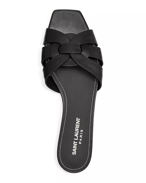 SAINT LAURENT Women's Tribute Mule Slides  | Bloomingdale's Saint Laurent Women's Shoes | Bloomingdale's (US)