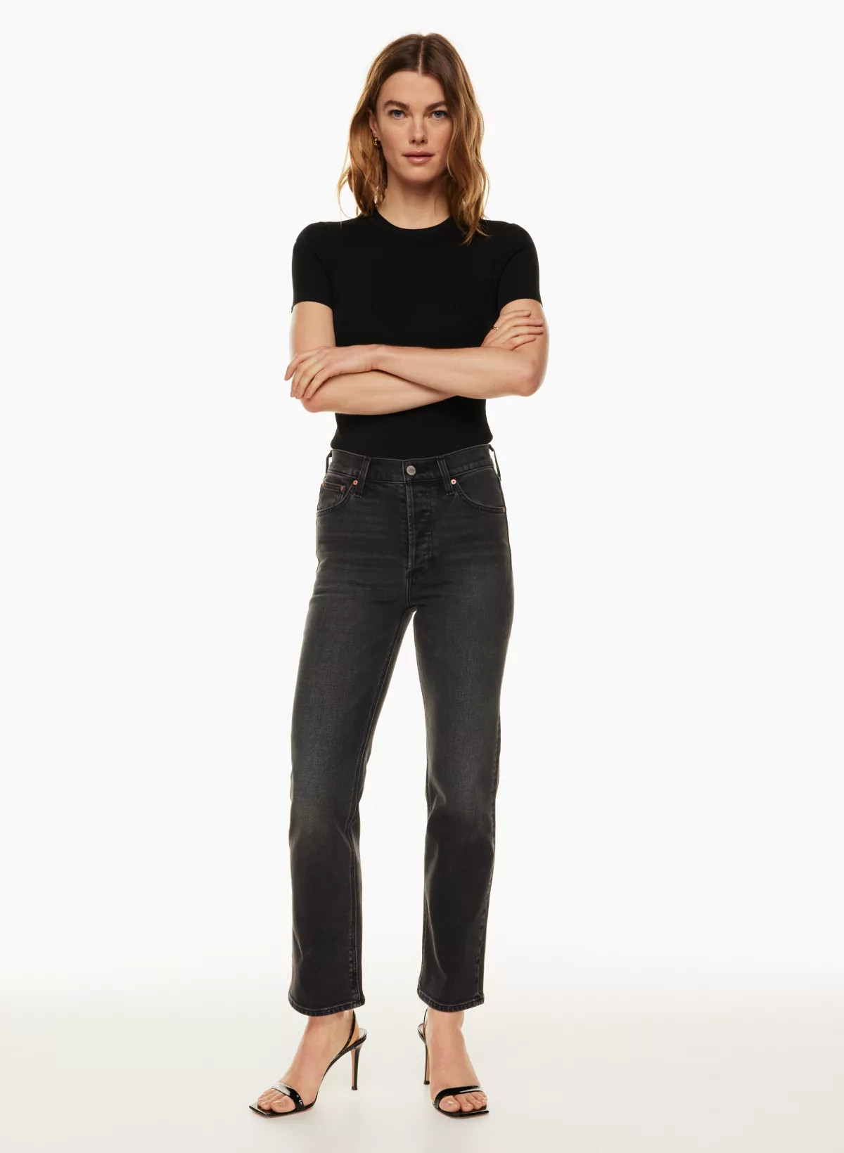THE ARLO HI-RISE STRAIGHT JEAN | Aritzia