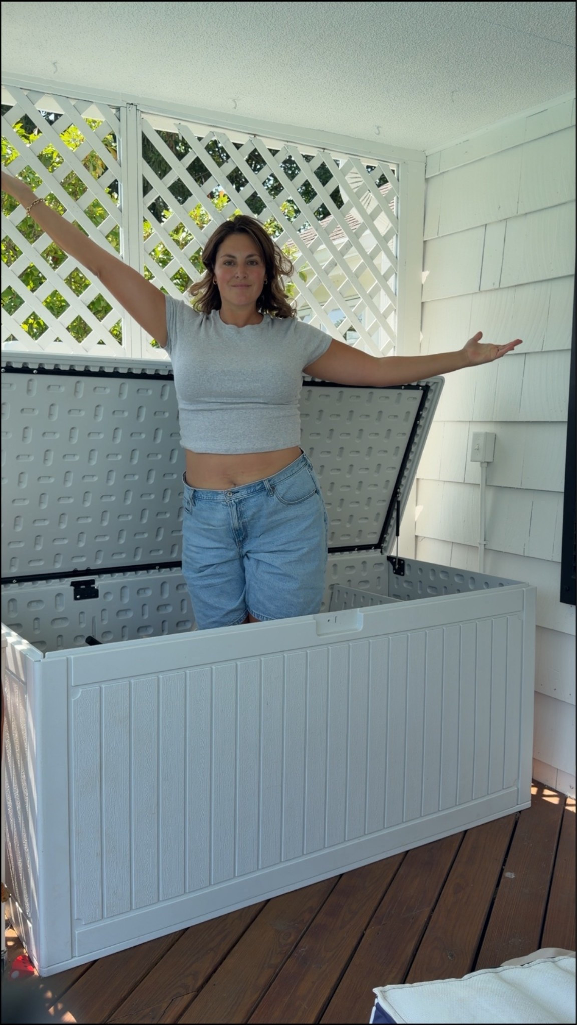 outdoor deck storage !! so much space

#LTKSeasonal #LTKHome