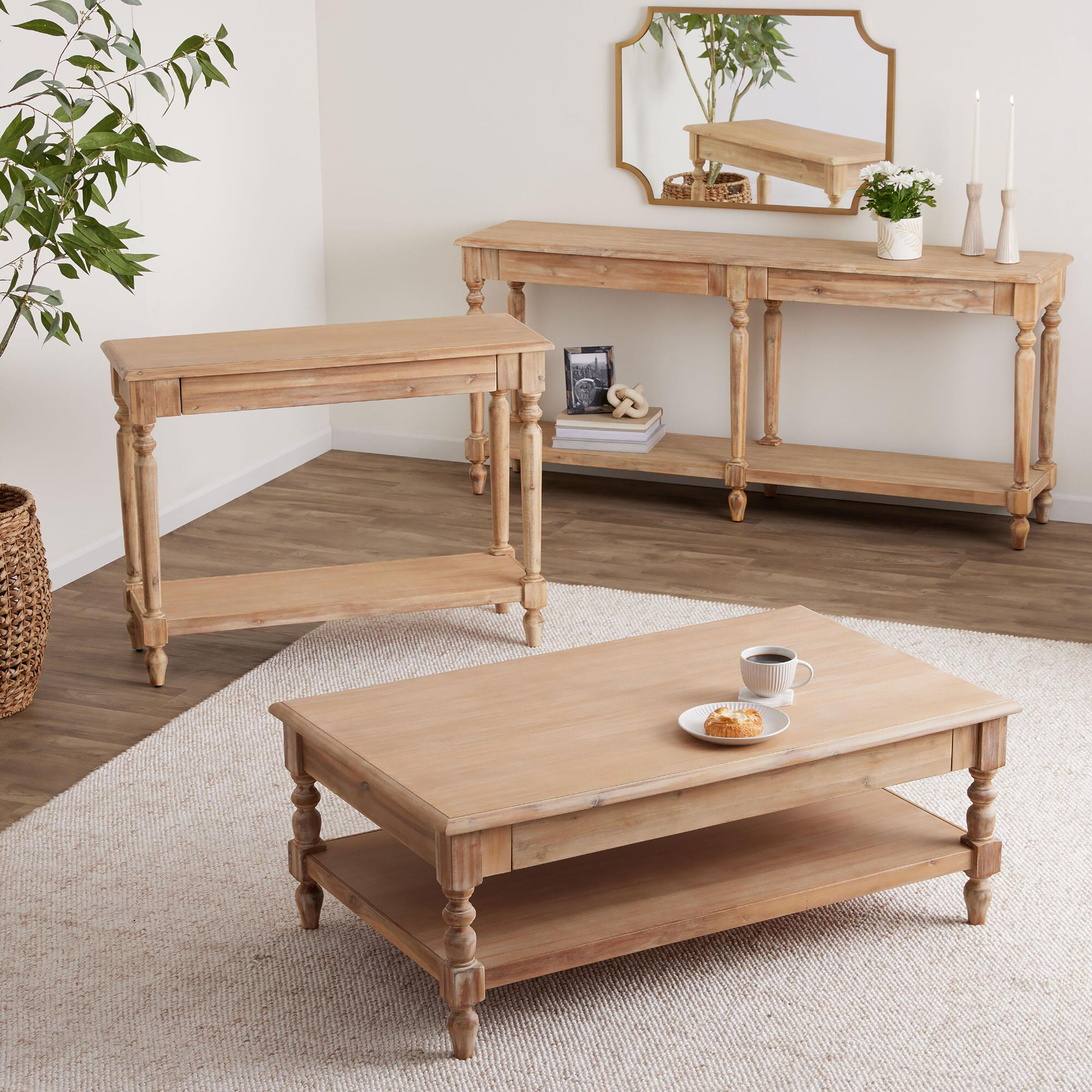 Everett Wood Table Collection | World Market