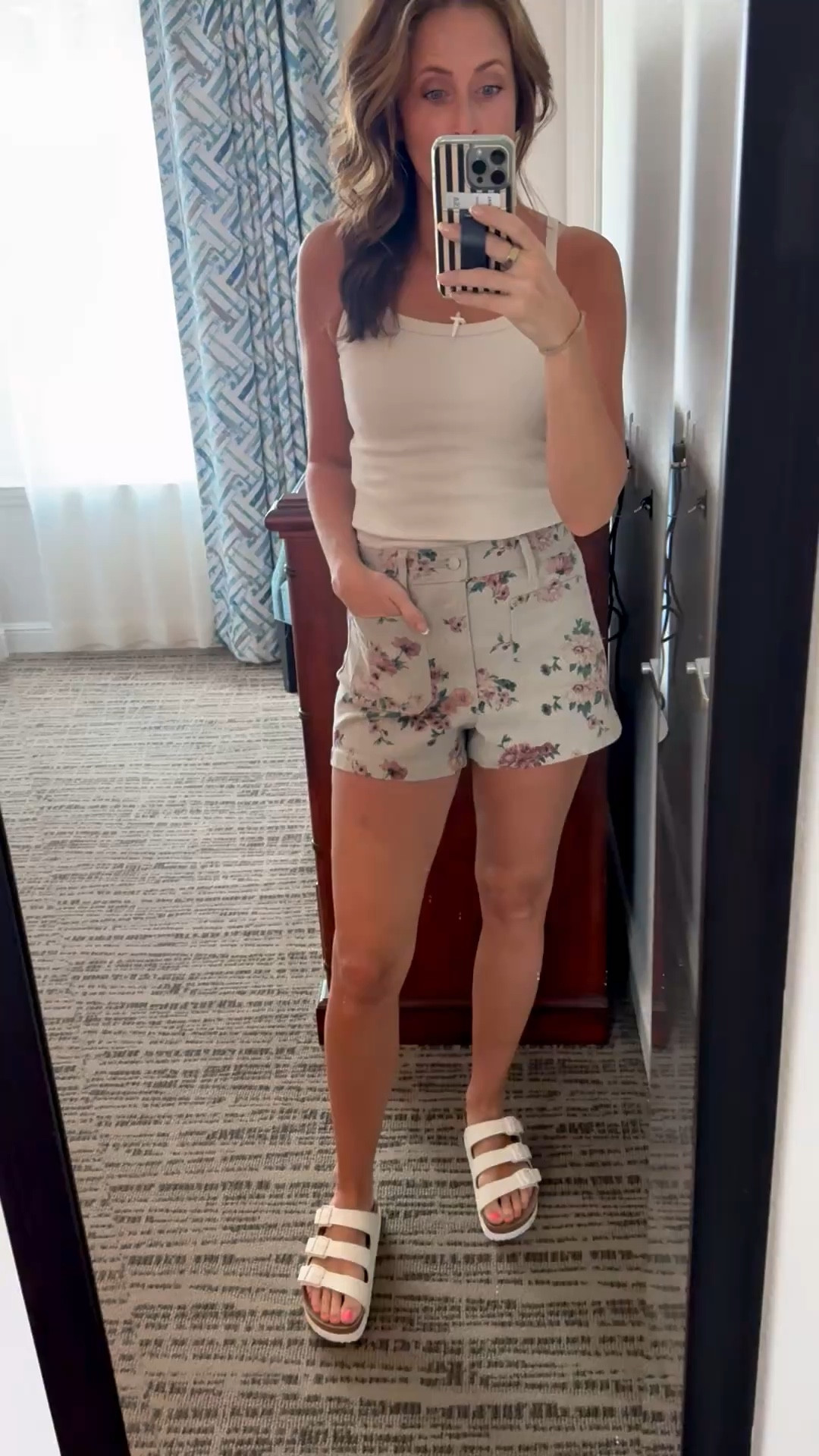 Cute sailor shorts from Target! I’d size up, I’m wearing a size 8. And the tank is 40% off today! 

#LTKSpringSale #LTKBeauty