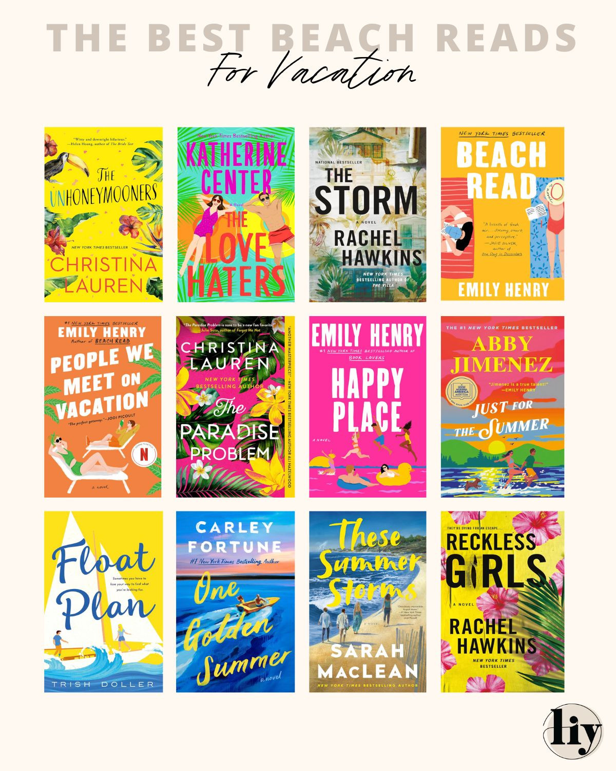 Beach Read Books to Pack for Your Next Vacation Getaway!  

 