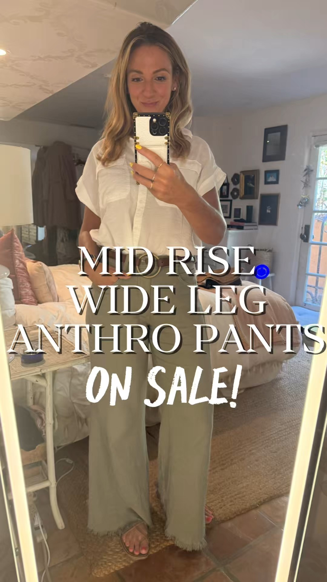 The perfect all-season pant 👖✨ These are the Pilcro ADI Mid-Rise Wide-Leg Pants from Anthropologie, and they check every box. I’m in a size 27 (regular length) — I’m 5’7 + usually a size 6 for reference. They fit a little roomier with the most flattering drape.

Made from a soft, lightweight linen, they’re breathable for summer but layer beautifully into fall. Style with a button-down + sandals now, or swap in loafers, ballet flats, pointed-toe mules, or even a western bootie for fall 🍂. They’d also be perfect with a cardigan for the office or cozy layering.

✈️ Travel-friendly: They pack down flat, don’t take up space, and are comfy enough for a long flight or airport look.
💼 Work-ready: Pair with a crisp blouse + ballet flats for an elevated, relaxed work outfit.

Truly a wear-anywhere pant that transitions from season to season. Linked it all in my LTK 🤍
#AnthropologieStyle #FallOutfitIdeas #WideLegPants #Pilcro #TravelOutfit #WorkwearStyle
Fall outfit | work outfit | travel outfit 

#LTKTravel #LTKSaleAlert #LTKFindsUnder100