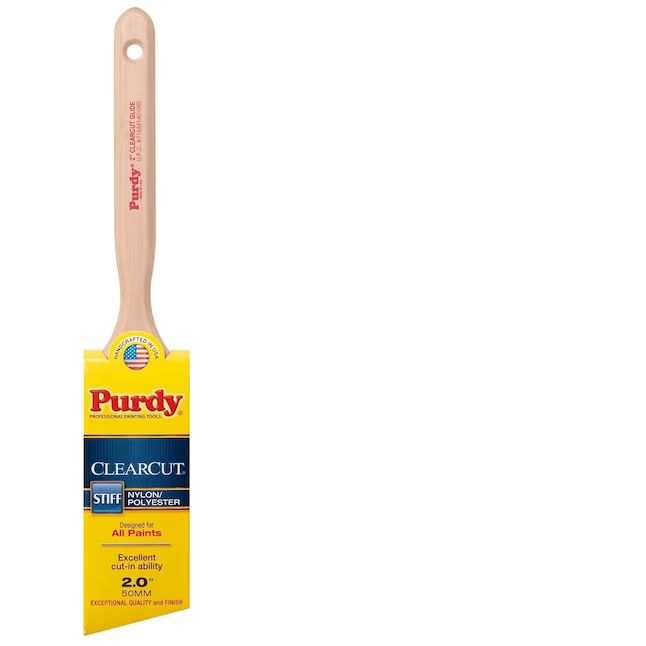 Purdy Clearcut 2-in Reusable Nylon- Polyester Blend Angle Paint Brush (Trim Brush) | Lowe's