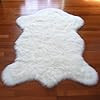 Safavieh Faux Silky Sheepskin FSS115A Ivory Area Shag Rug (3' x 5') | Amazon (US)