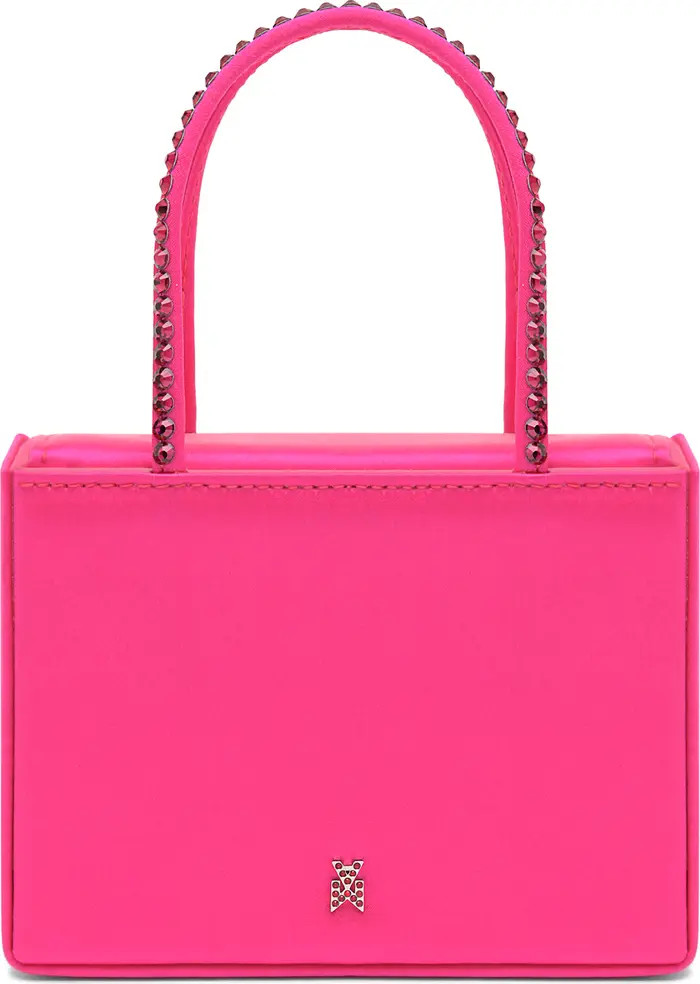 Amina Muaddi Amini Gilda Leather Top Handle Bag | Nordstrom | Nordstrom