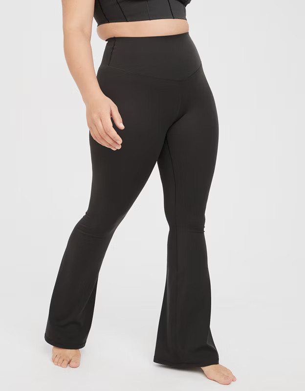 OFFLINE By Aerie Real Me Xtra Hold Up! Flare Legging | American Eagle Outfitters (US & CA)
