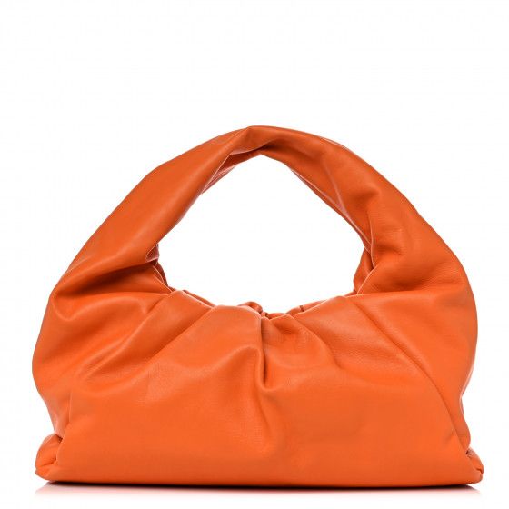 BOTTEGA VENETA Smooth Butter Calfskin Small The Shoulder Pouch Light Orange | Fashionphile