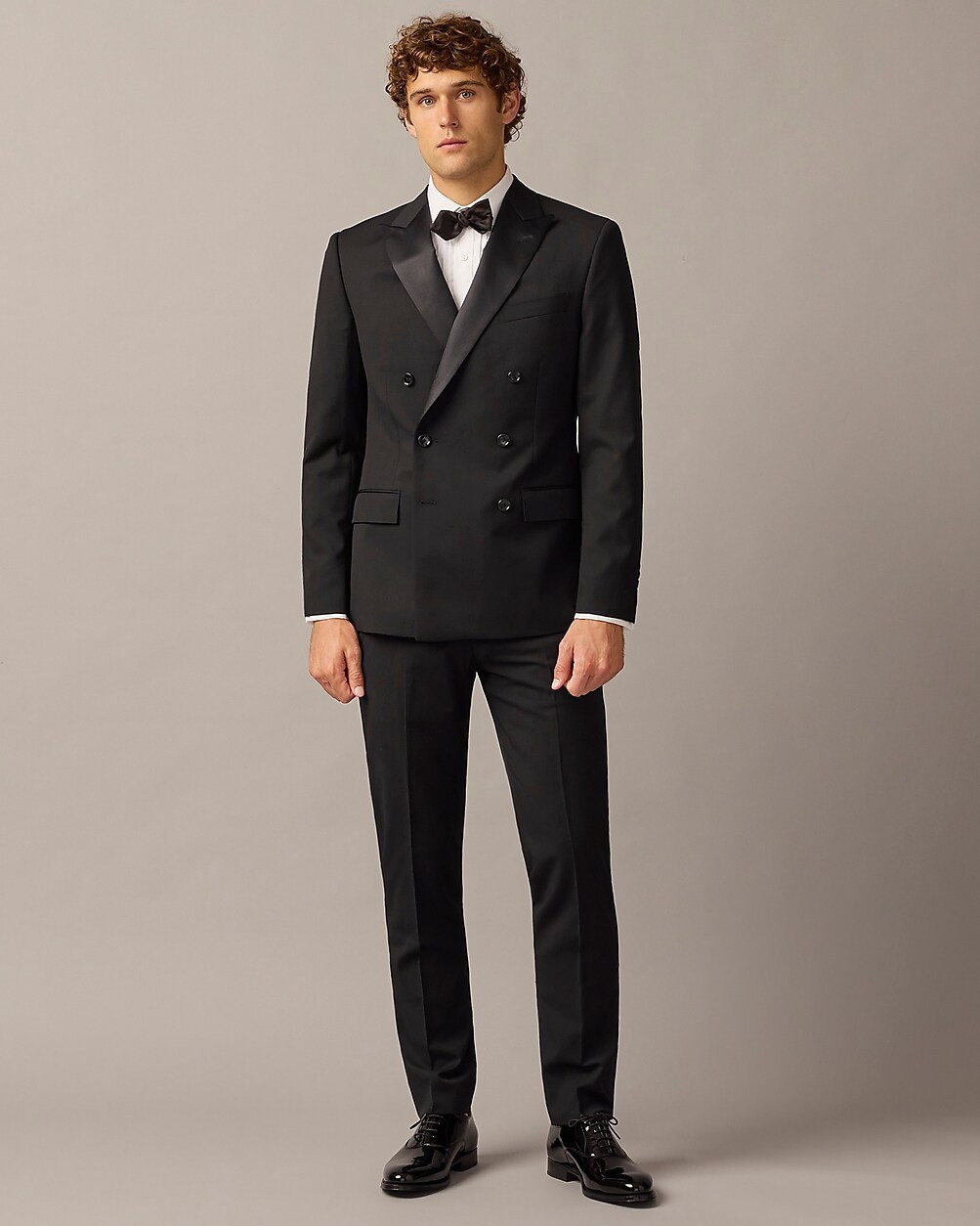 Ludlow Slim-fit double-breasted tuxedo jacket in Italian wool | J. Crew US