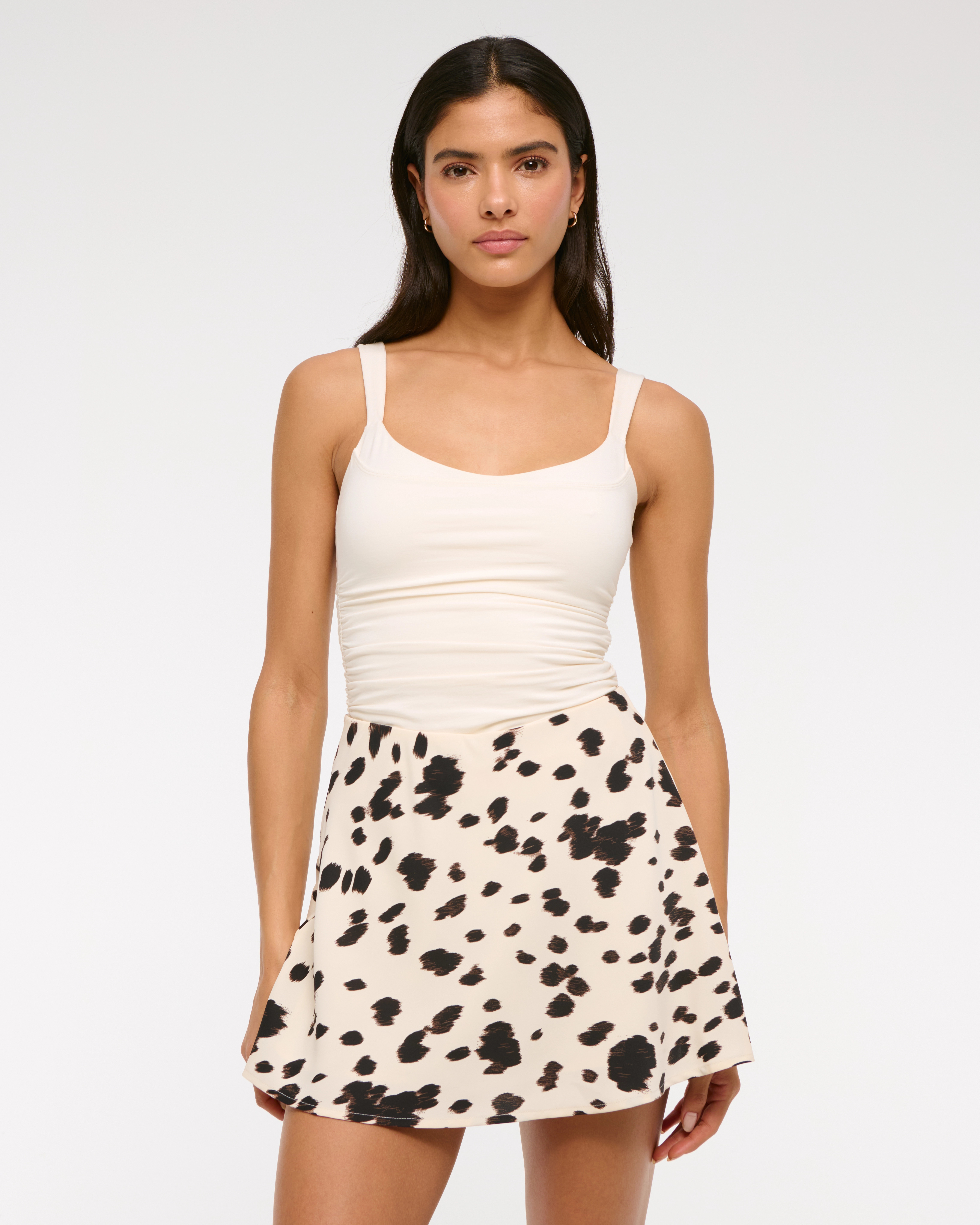High Rise Flirty Mini Skort | Abercrombie & Fitch (US)