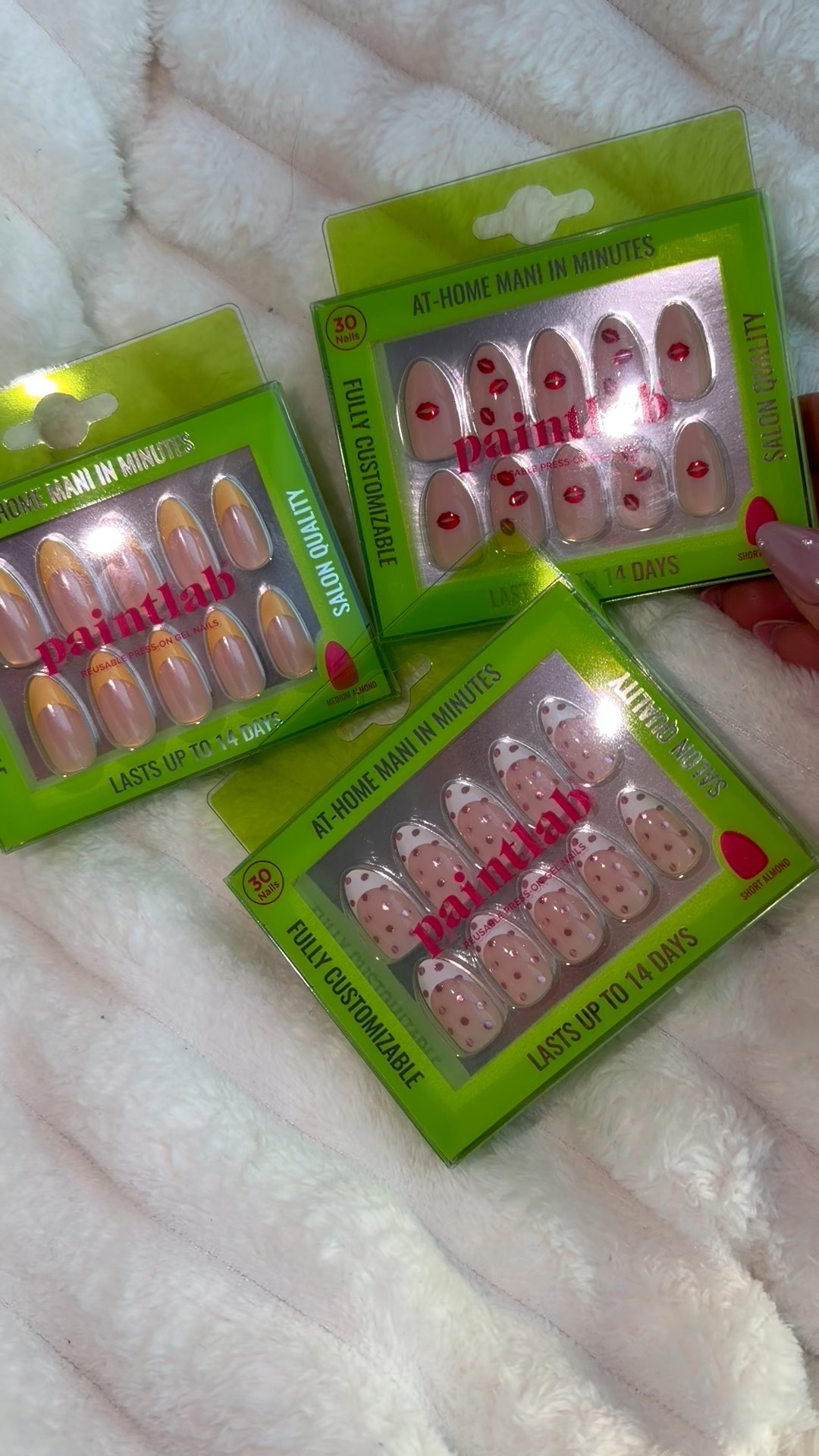 Gorgeous press on nails from @PaintLab labs right on time for Valentine’s Day. I love these as a busy mom who always chips a nail, press ons are 30 seconds to glam 

#LTKValentine #LTKselfcare #LTKBeauty