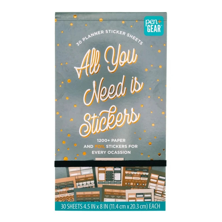 Pen & Gear Year of Planning Stickers | Walmart (US)