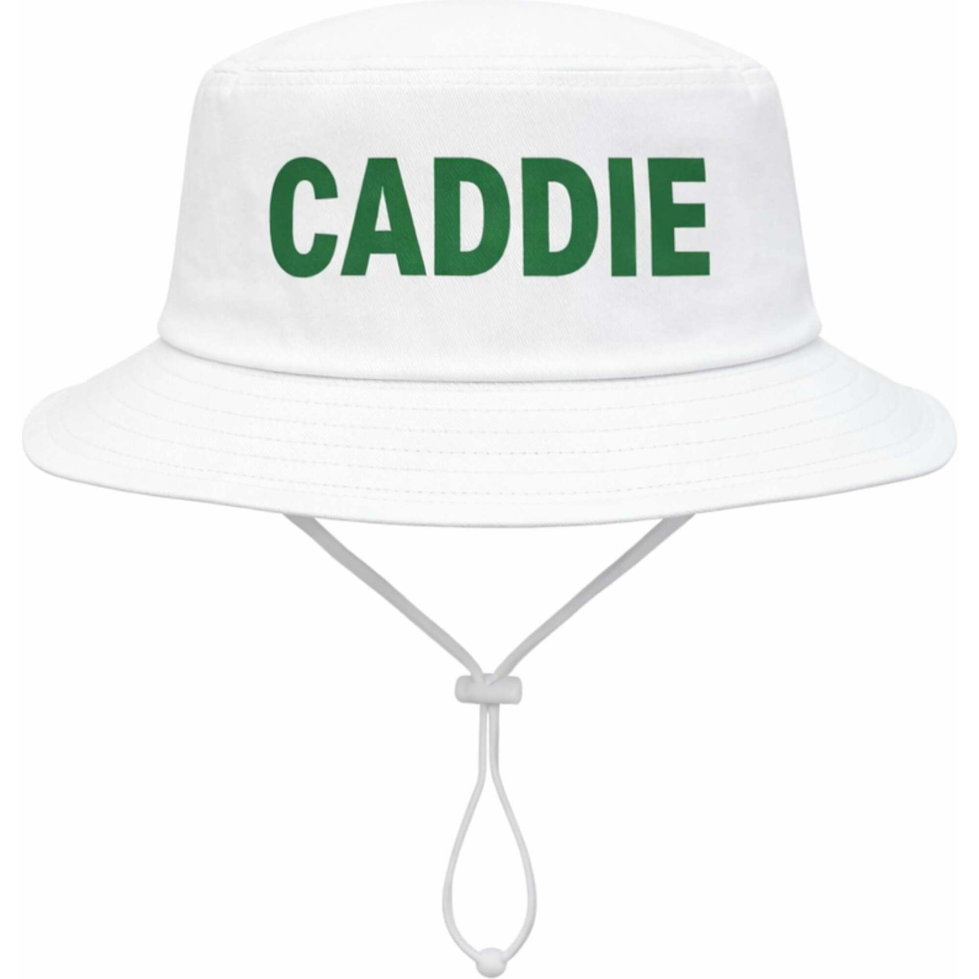 Caddie Bucket Hat, White | Maisonette