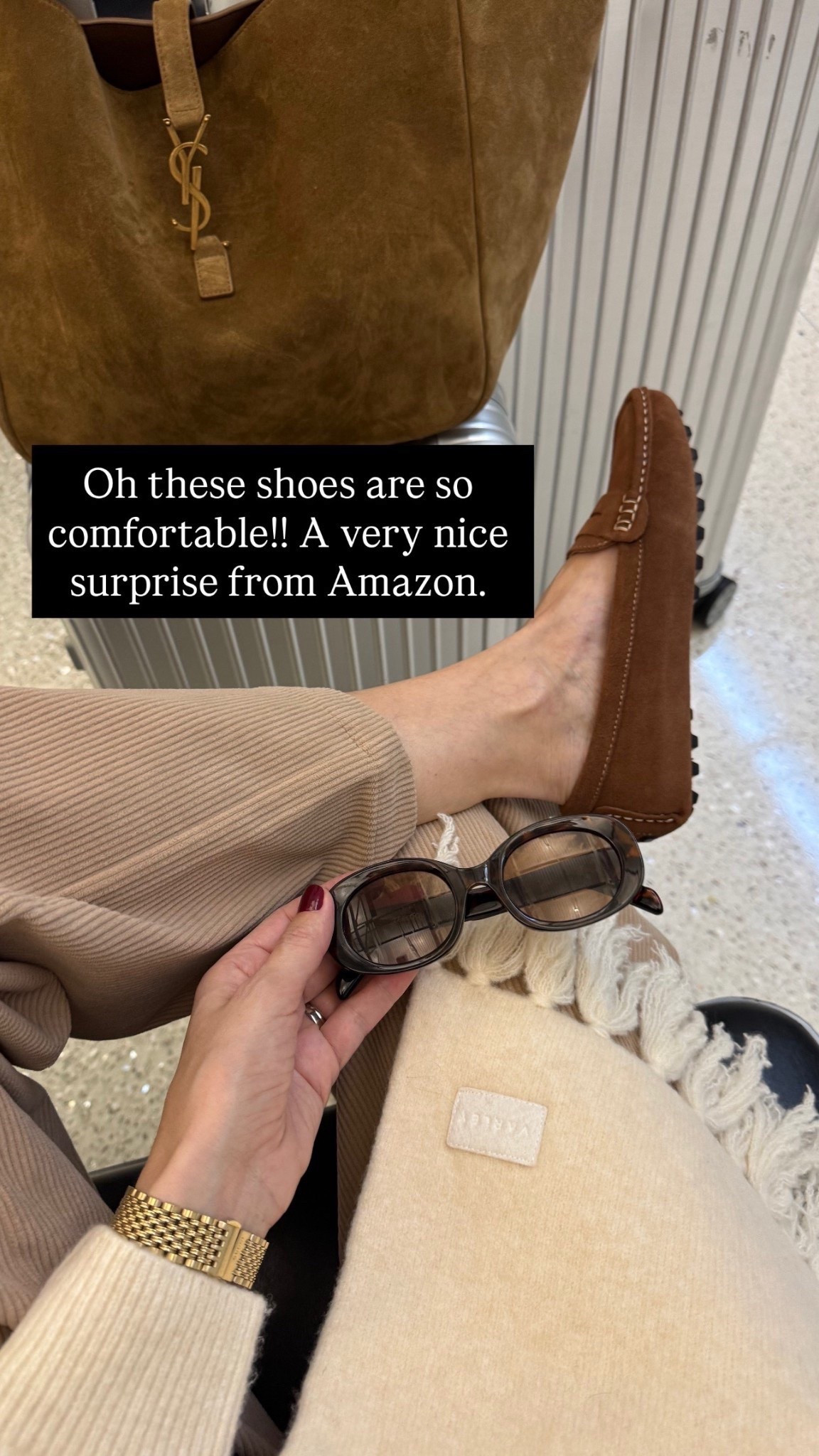 Very elegant & comfortable travel outfit idea. 
These Amazon shoes are SO Comfortable!!! I am in love 
They run tts 




#LTKootd #LTKU #LTKTravel