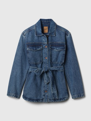 Belted Denim Shirt Jacket | Gap (US)