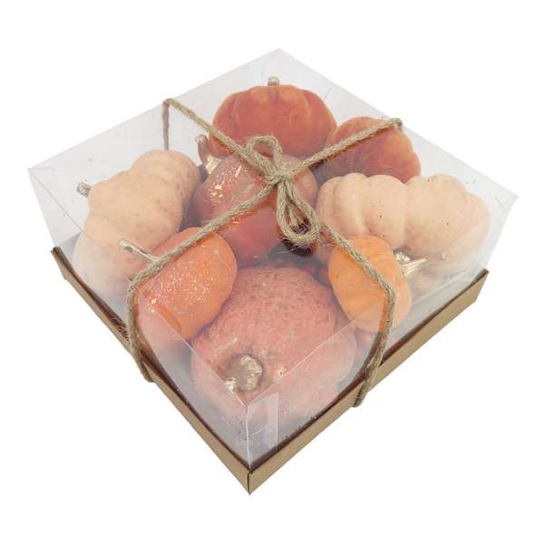 10-Count Orange Pumpkins Fillers, Styrofoam, sold by At Home | At Home