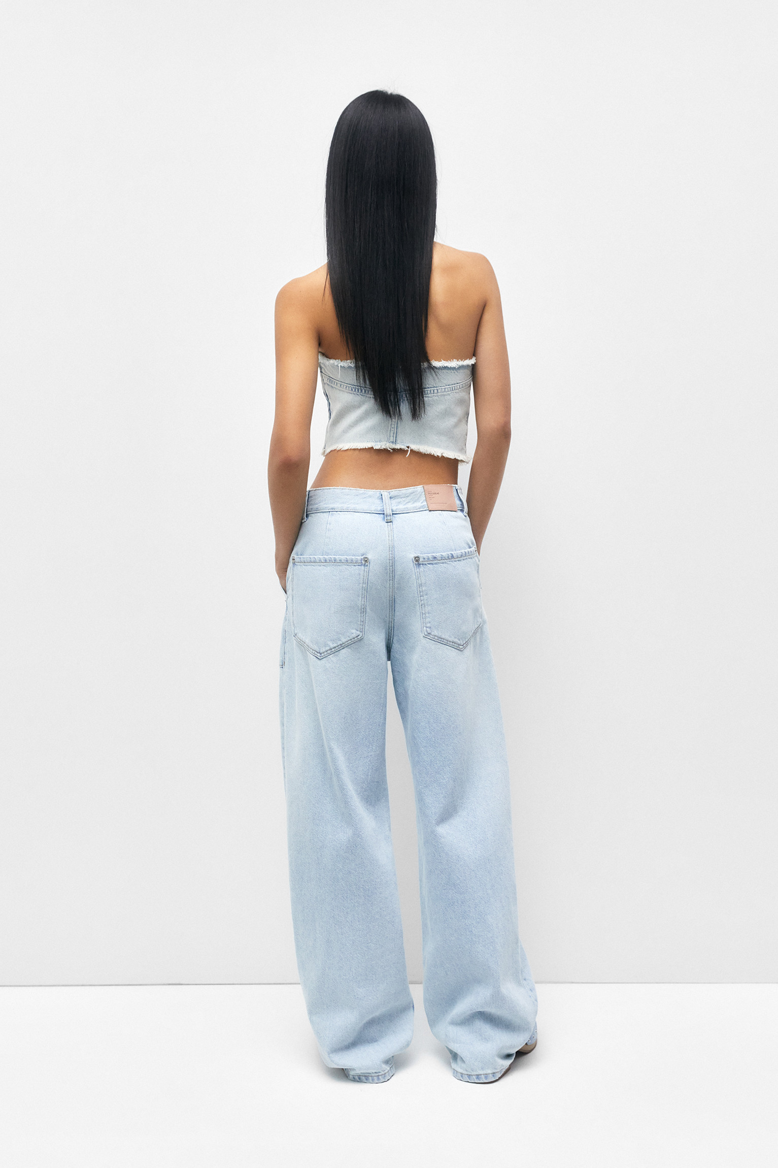 Workwear-Jeans mit niedrigem Bund | PULL and BEAR DE