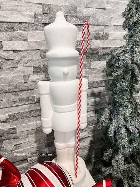 Large 2ft white nutcracker at Modern Farmhouse Glam. Christmas decorations  

#LTKhome #LTKSeasonal #LTKHoliday