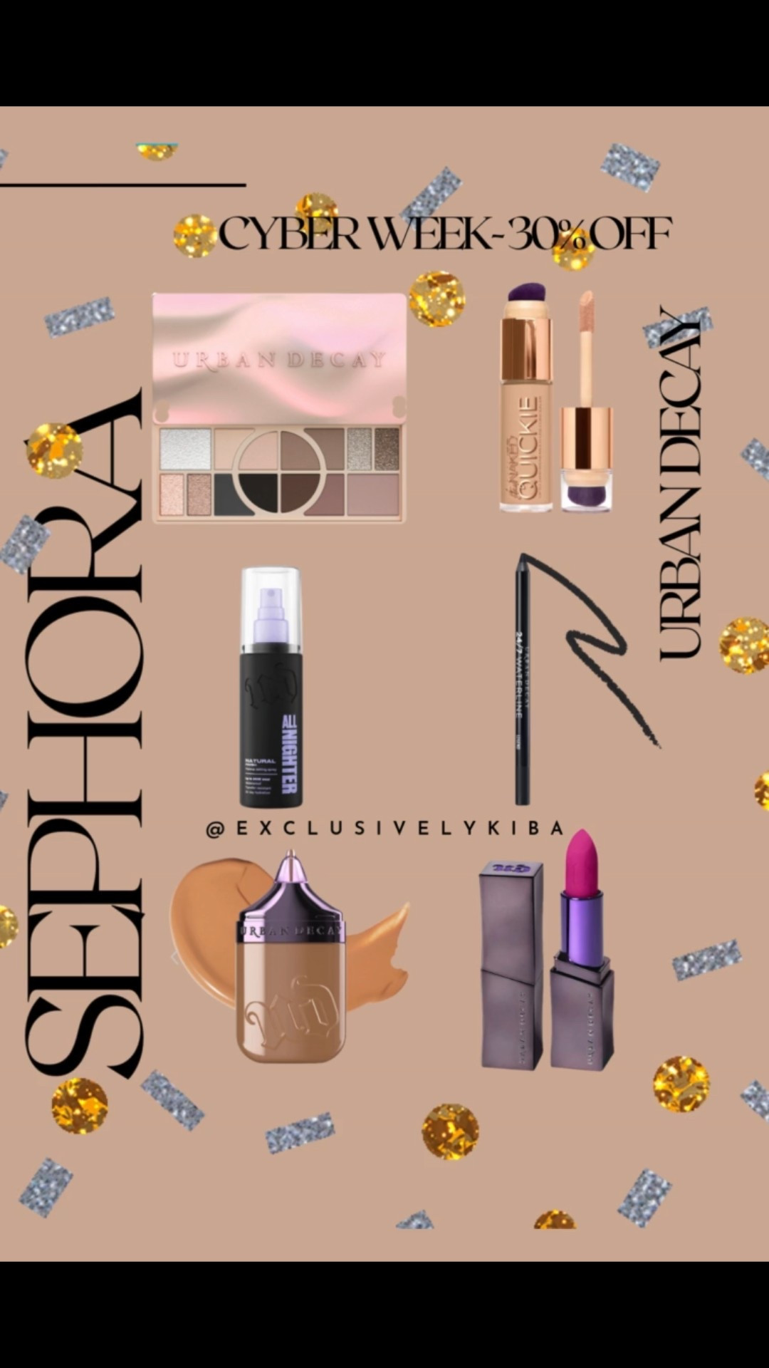 🛍️ Cyber Week deals you can’t skip: Urban Decay is 30% OFF today (11/26) at Sephora. Sharing my top picks!

#LTKSaleAlert #LTKBeauty #LTKCyberWeek