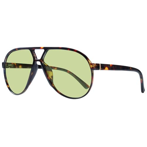 mosanana Retro Aviator Oversized Trendy Sunglasses for Women Men Big 70s Vintage Fashion Large 2025 Cool Tortoise Shell Frame Green Lens MS52482 | Amazon (US)
