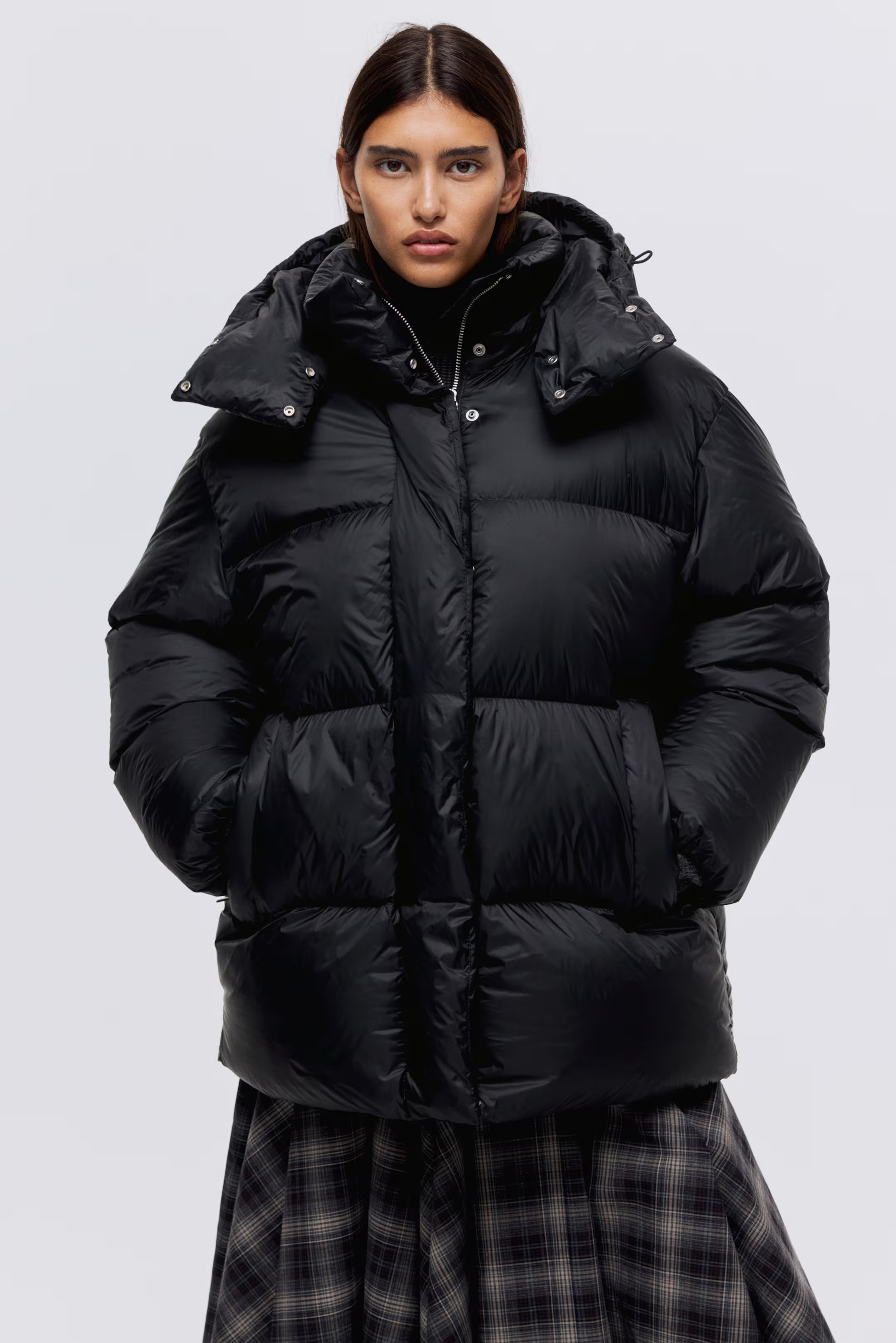 Hooded down puffer jacket | H&M (UK, MY, IN, SG, PH, TW, HK)