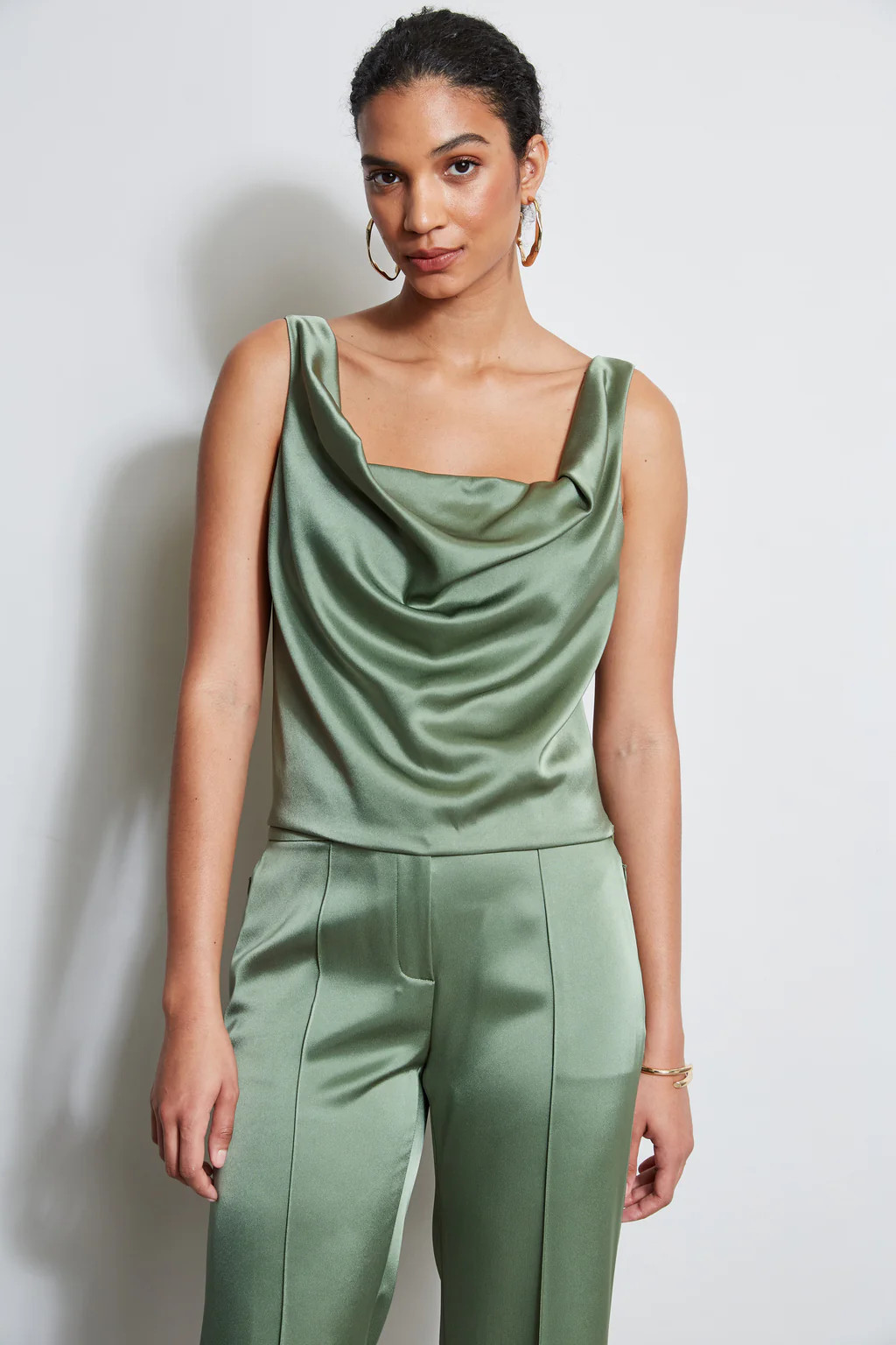 Satin Cowl Cami | Elie Tahari